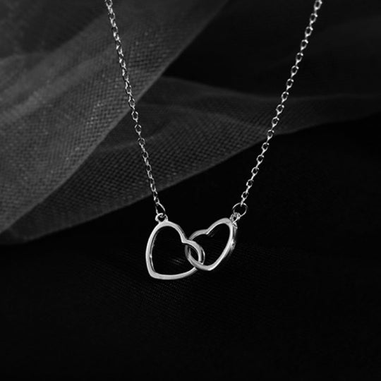HEART NECKLACE - SILVER