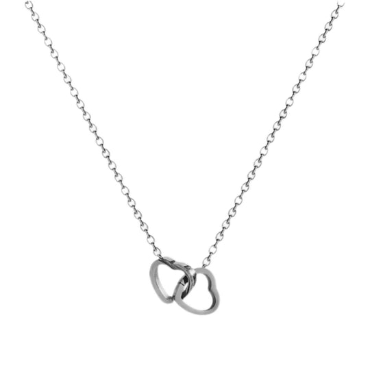 HEART NECKLACE - SILVER