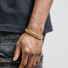 12mm Miami Cuban Bracelet - Gold