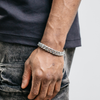 12mm Miami Cuban Bracelet - Silver