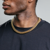 12mm Miami Cuban Chain - Gold