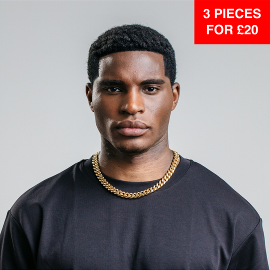 12mm Miami Cuban Chain - Gold