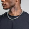 12mm Miami Cuban Chain- Silver