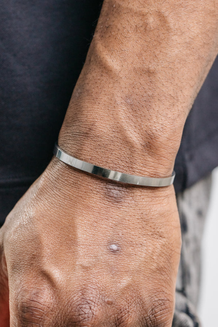 5mm Classic Cuff - Silver - WAREHOUSE SALE
