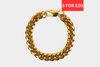 12mm Miami Cuban Bracelet - Gold