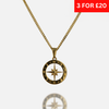 North Star Pendant - Gold