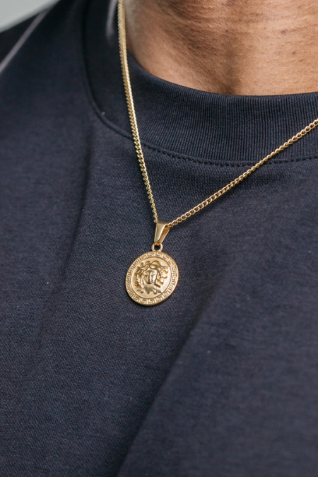 Medusa Pendant - Gold