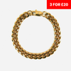 8mm Miami Cuban Bracelet - Gold