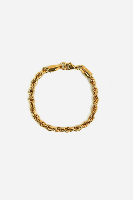 5mm Rope Bracelet - Gold