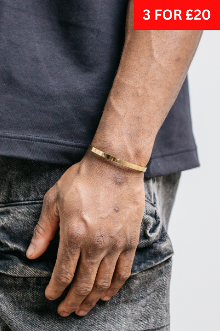 5mm Classic Cuff - Gold