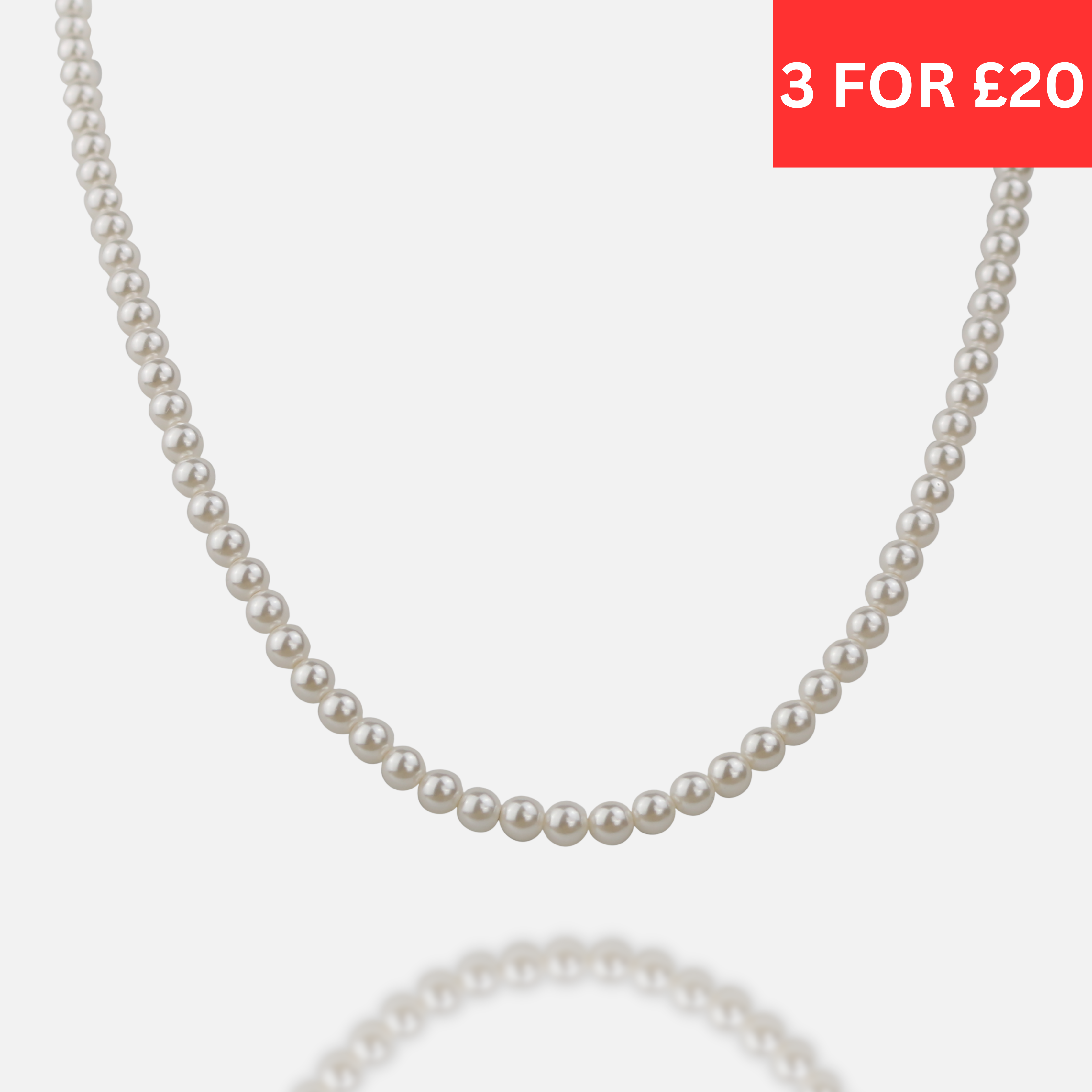 4mm Pearl Necklace