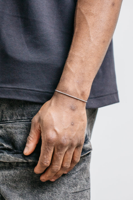 2mm Snake Bracelet - Silver - WAREHOUSE SALE