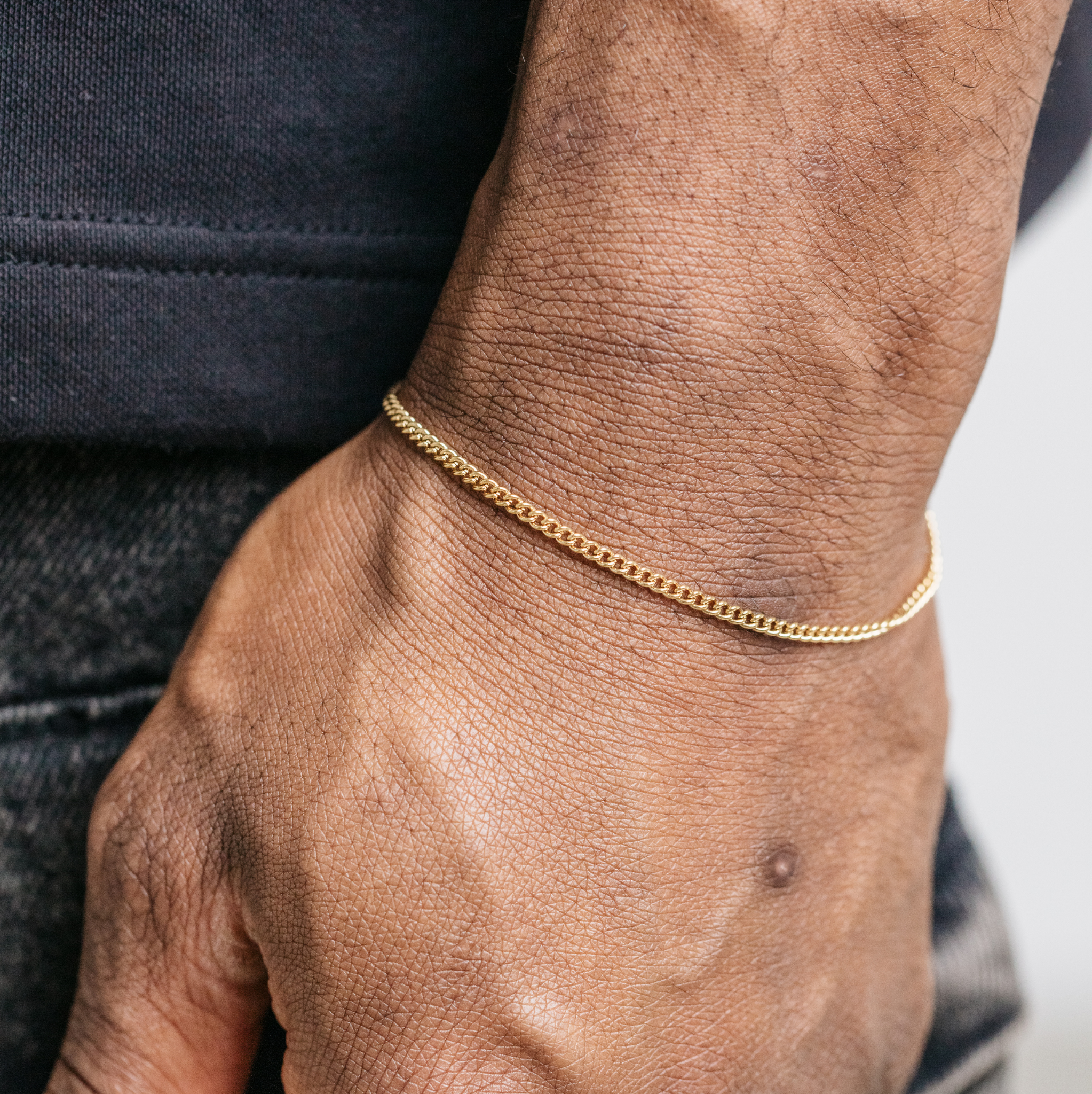 3mm Miami Cuban Bracelet - Gold