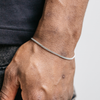 3mm Miami Cuban Bracelet - Silver