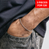 3mm Miami Cuban Bracelet - Silver