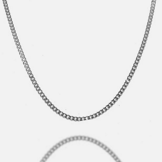 3mm Miami Cuban Chain - Silver