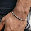 3mm Rope Bracelet - Silver