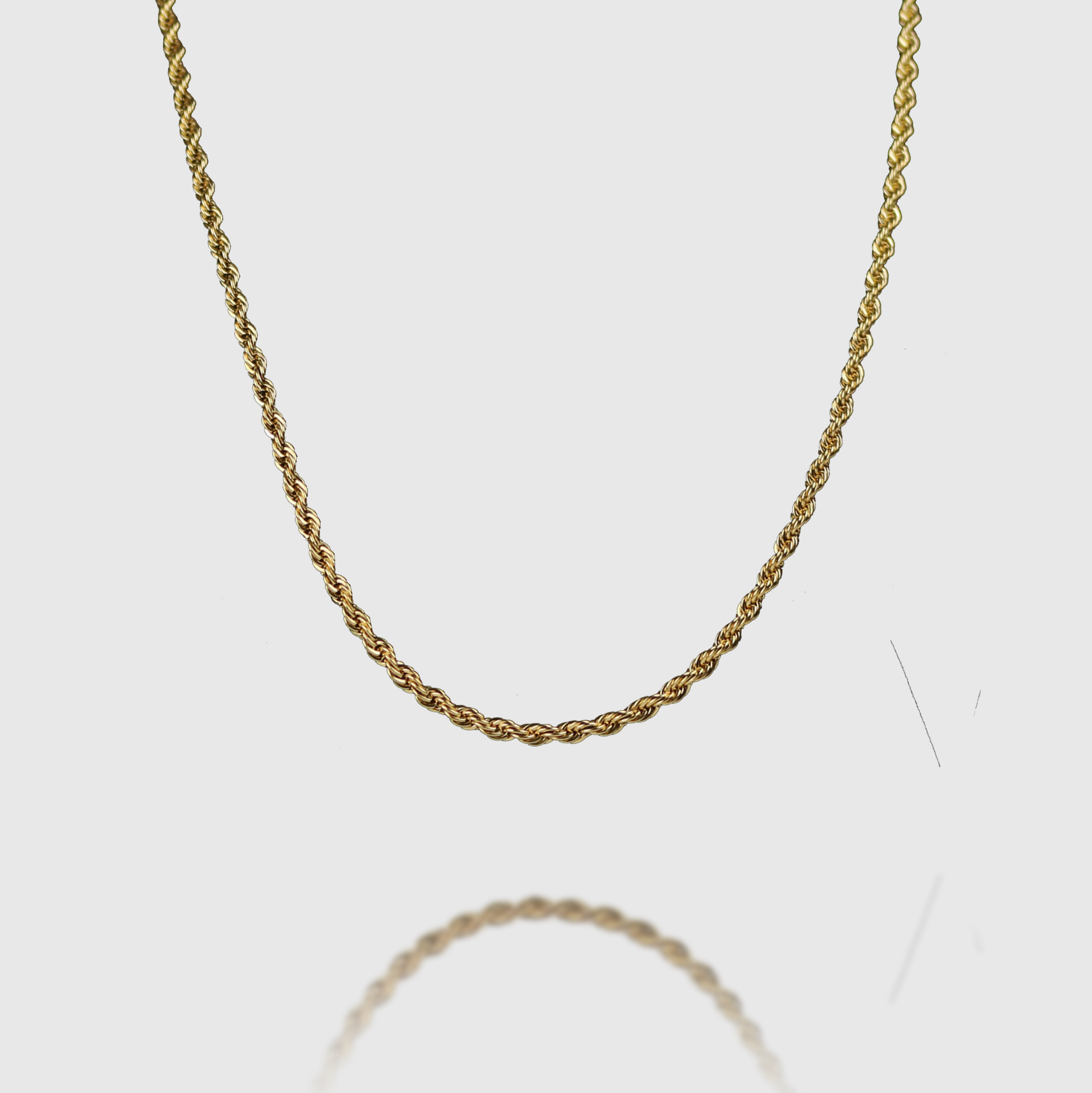 3mm Rope Chain - Gold