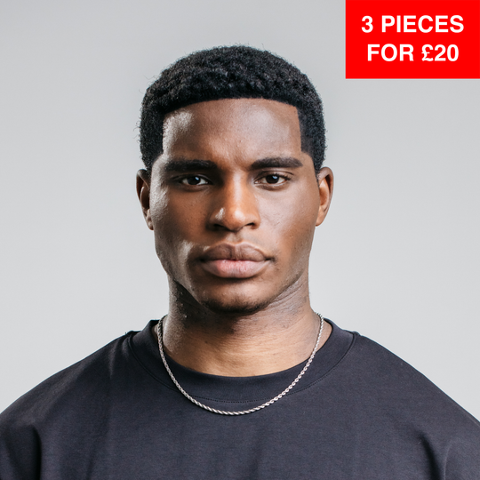 3mm Rope Chain- Silver