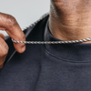 3mm Rope Chain- Silver