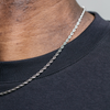 3mm Rope Chain- Silver