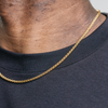3mm Wheat Chain - Gold
