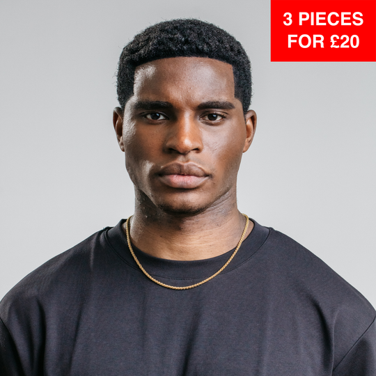 3mm Wheat Chain - Gold