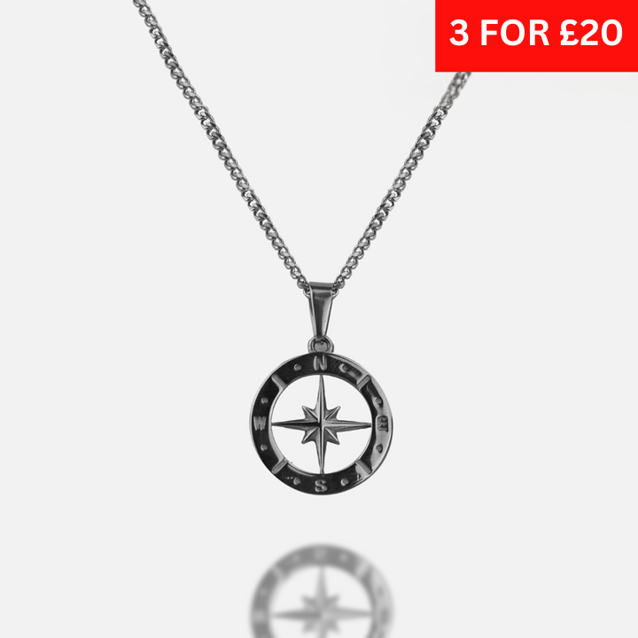 North Star Pendant - Silver