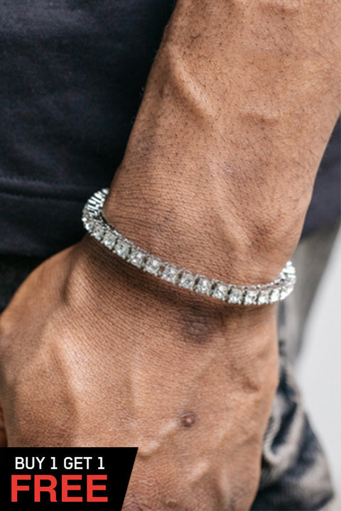 5mm Tennis Bracelet - Silver