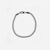 3mm Miami Cuban Bracelet - Silver