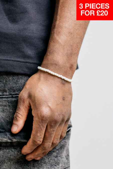 4mm Pearl Bracelet