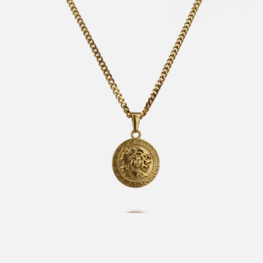 Medusa Pendant - Gold