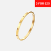 BOX STONE BRACELET - GOLD