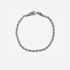 3mm Rope Bracelet - Silver