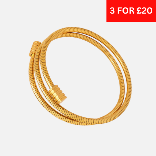 TWISTER BANGLE - GOLD
