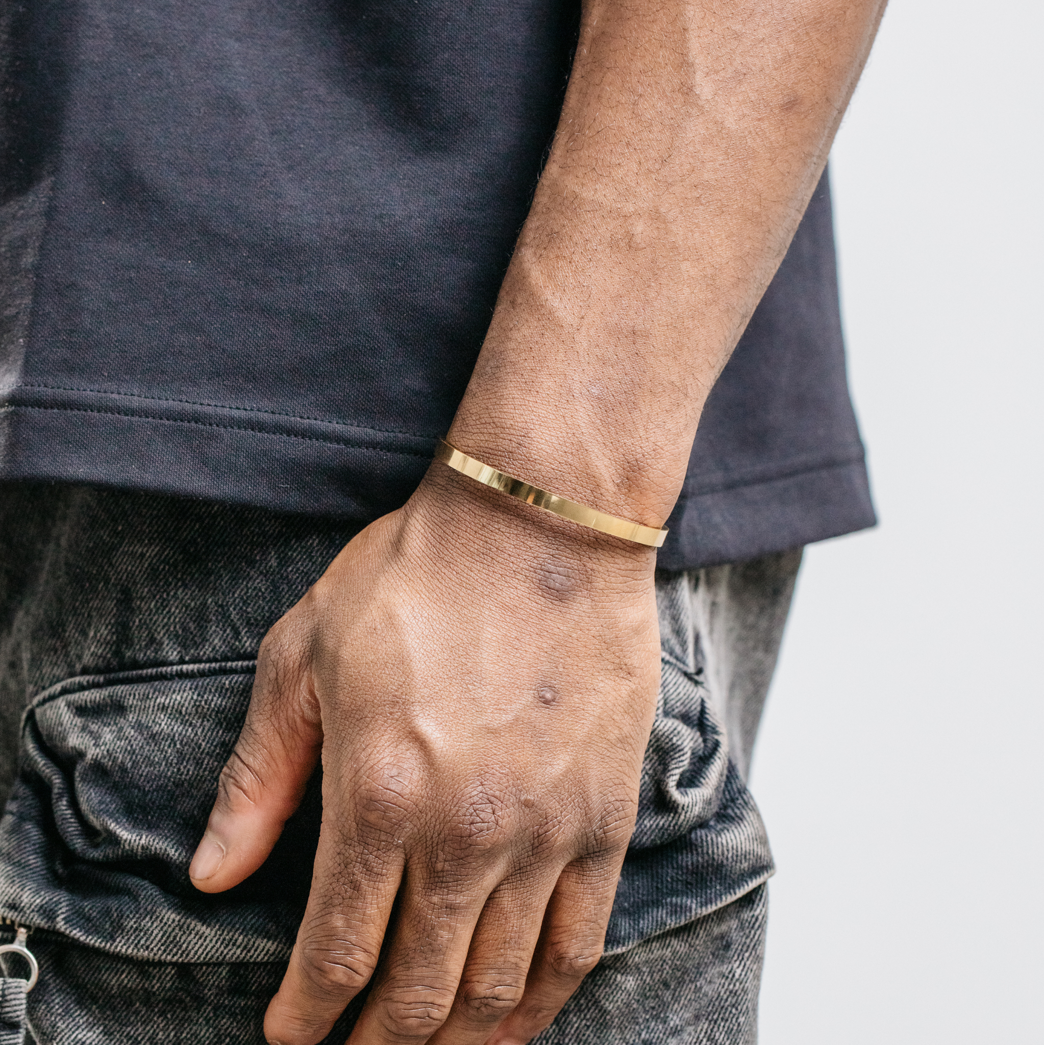 5mm Classic Cuff - Gold