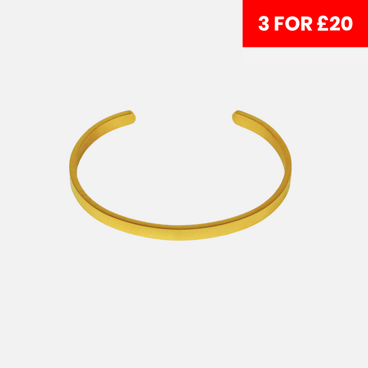 5mm Classic Cuff - Gold