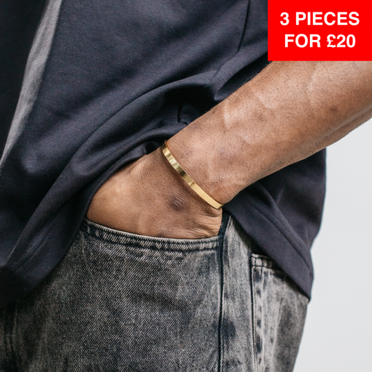 5mm Classic Cuff - Gold