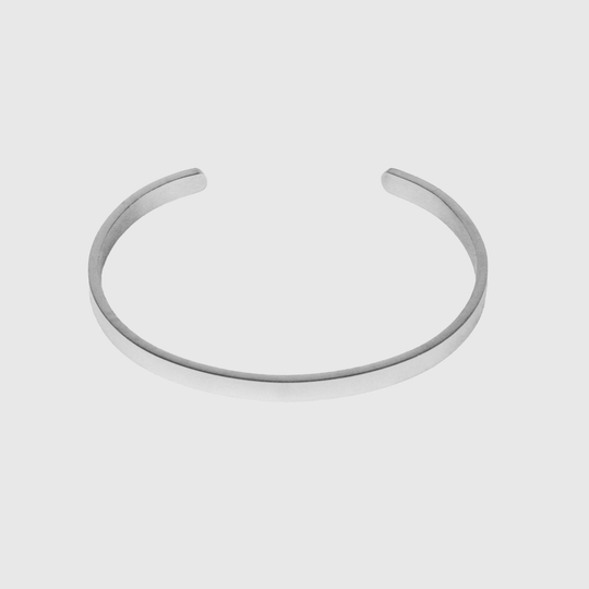 5mm Classic Cuff - Silver