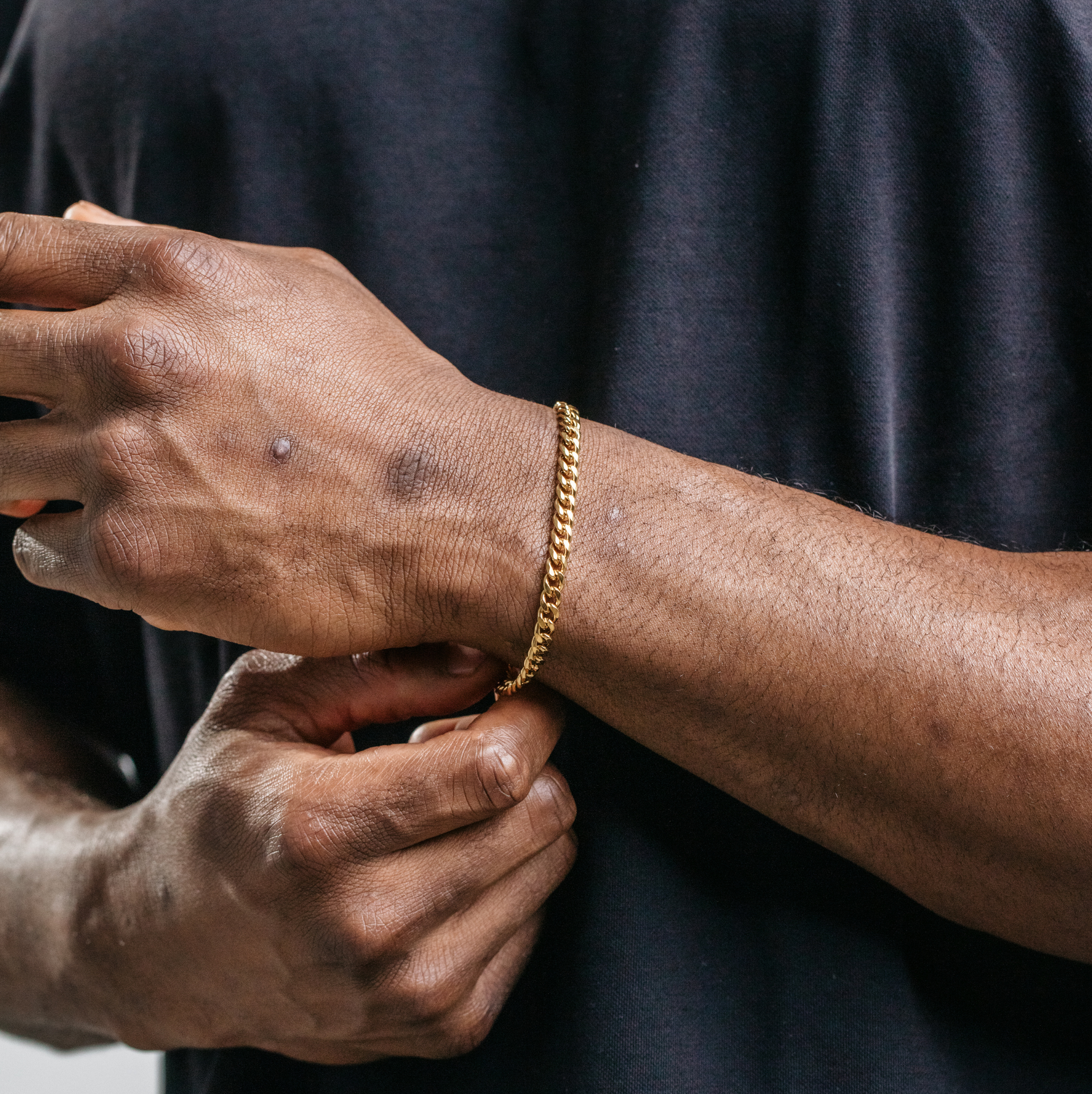 5mm Miami Cuban Bracelet - Gold
