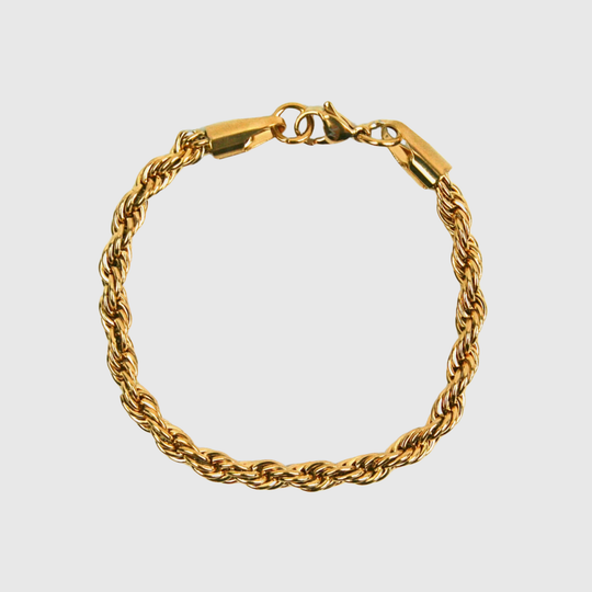 5mm Rope Bracelet - Gold