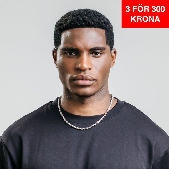 5mm Rope Chain - Silver (S)