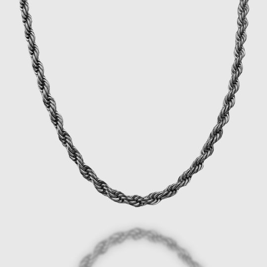 5mm Rope Chain - Silver