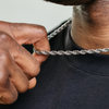 5mm Rope Chain - Silver