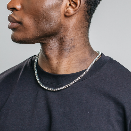 5mm Tennis Chain - Silver