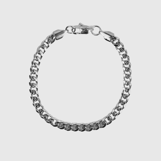 5mm Miami Cuban Bracelet - Silver