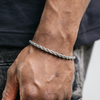 5mm Rope Bracelet - Silver