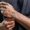 5mm Rope Bracelet - Silver