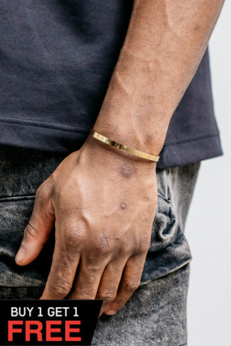 5mm Classic Cuff - Gold - WAREHOUSE SALE