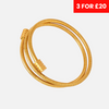 TWISTER BANGLE - GOLD